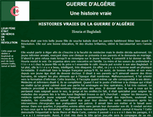 Tablet Screenshot of guerredalgerie.com